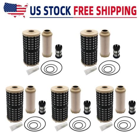 Set P Oil Fuel Filter Kit For Detroit Dd Dd Dd