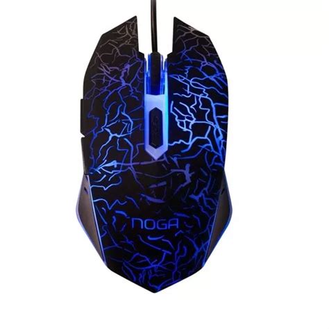 Mouse Gamer Noga Retroiluminado 2400 Dpi Usb Stormer St 002