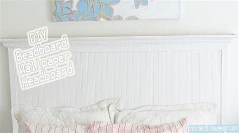 Diy Beadboard Headboard How To Install Beadboard Beadboard Wallpaper