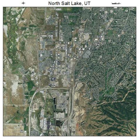 Aerial Photography Map Of North Salt Lake Ut Utah