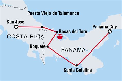 Map Of Costa Rica And Panama – Verjaardag Vrouw 2020