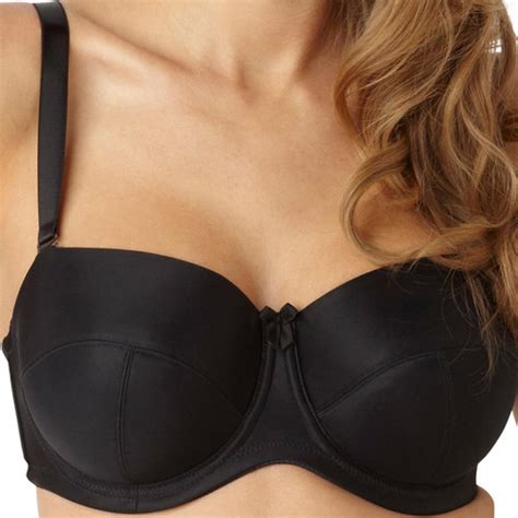 Soutien Gorge Bandeau Bretelles Amovibles Panache Evie Noir Panache