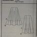 Butterick 4136 Misses Skirt Pattern Flared Skirt Pattern Etsy