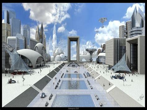 Ciudades Futuristas Ciudad Futurista Arquitectura Futurista Entorno