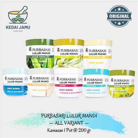 Jual Purbasari Lulur Mandi 200gr BESAR Shopee Indonesia