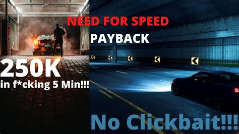 Need For Speed Payback Geld Glitch K In Min Youtube