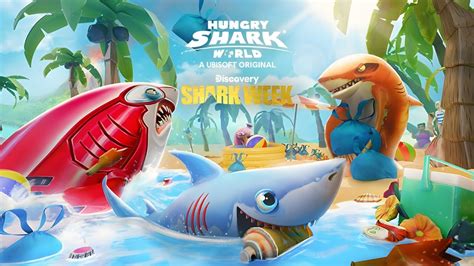 Hungry Shark World New Trailer 2023 Cleaning Up The Beach Youtube