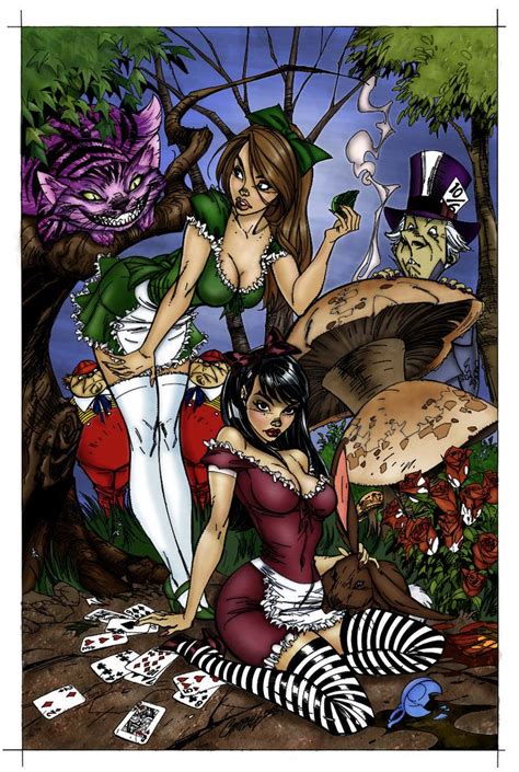 Alice In Wonderland By J Scott Campbell And Kathryn Parrish [©2010] J