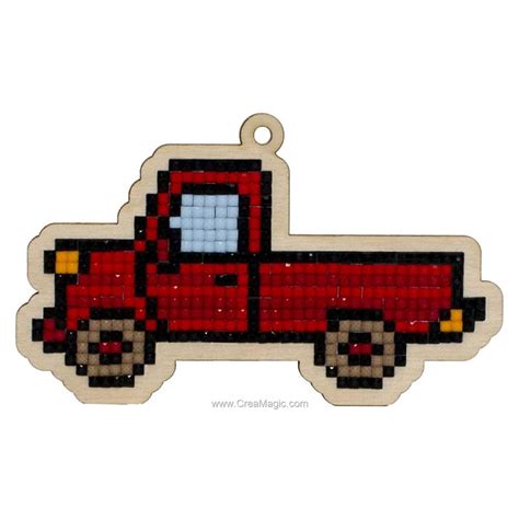 Broderie Diamant 3d Car WW199 De Wizardi