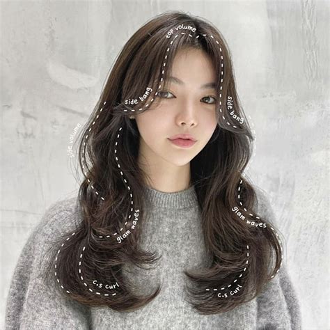 Gaya Rambut Haar Korean Long Hair Hair Style Korea Rambut Dan