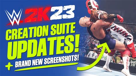 WWE 2K23 Creation Suite Updates New Screenshots Latest Roster