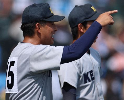 土浦日大ー慶応（準決勝）全国高校野球2023 夏の甲子園 [写真特集1 28] 毎日新聞