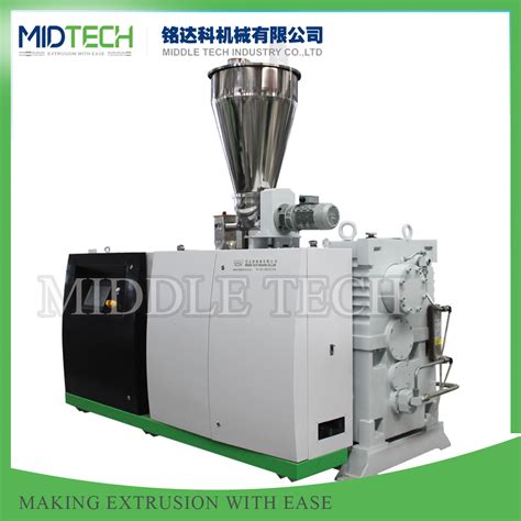 Sjz Conical Twin Screw Extruder For Plastic Pvc Pipe Tube