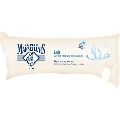 Le Petit Marseillais Crème Mousse Extra Doux Lait Éco Recharge 250ml