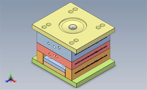 注塑模具图step模型图纸下载 懒石网