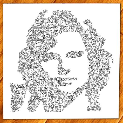 Van Morrison ink drawing print of the singer of Brown eyed girl ...