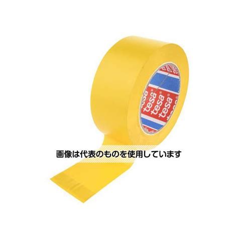 Tesa 汎用ビニールテープ 黄 50mm x 33m TESA4169PV3 YELLOW 入数1個 asone 63 7514 55