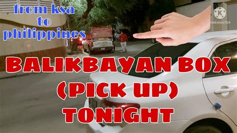 BALIKBAYAN BOX PICK UP TONIGHT ARAT NA GUYS SAMAHAN MO KAMI