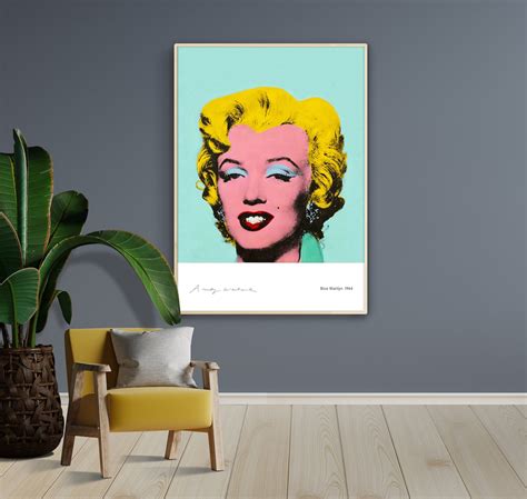 Marilyn Monroe By Andy Warhol Limited Edition Design From Original