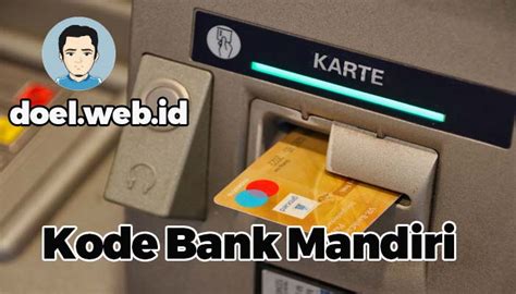 Kode Bank Mandiri Untuk Transfer Uang