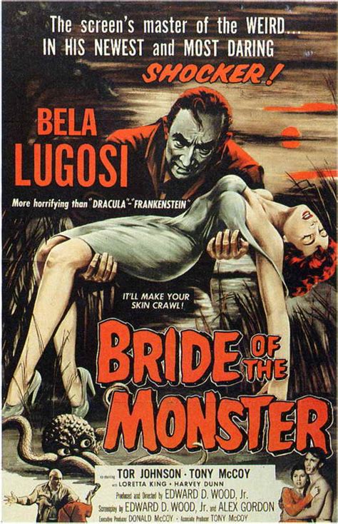 Bride of the Monster Movie Posters From Movie Poster Shop