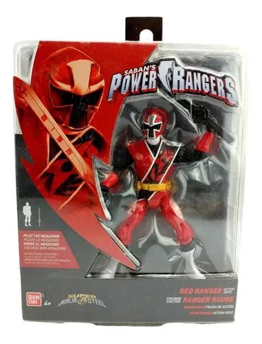 Power Rangers Super Ninija Rojo Cm Bandai Mercadolibre