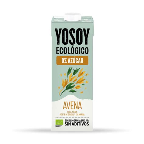 Bebida de Avena Sin Azúcar Ecológica y bio YOSOY