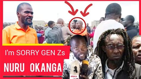 Nuru Okanga Aomba Msamaha Baada Ya Kutusi Wana Gen Zs Youtube