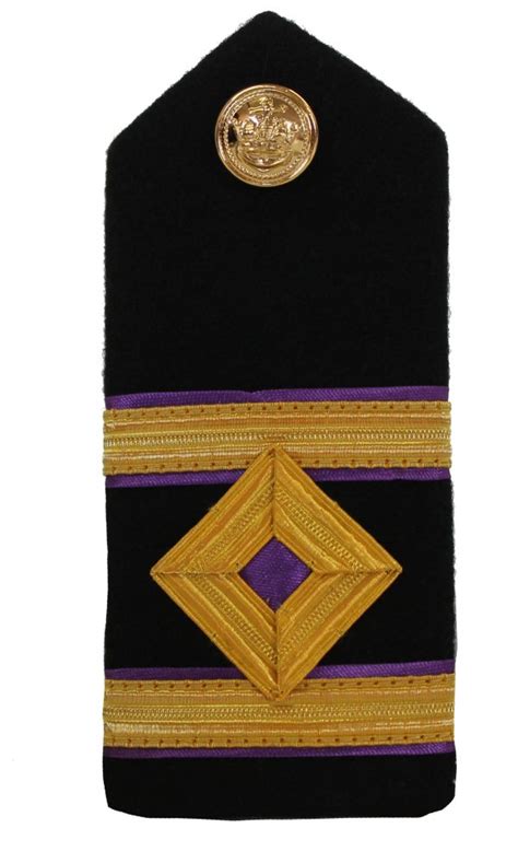 Rd Engineer Merchant Navy Diamond Shoulder Board Braid With Mn