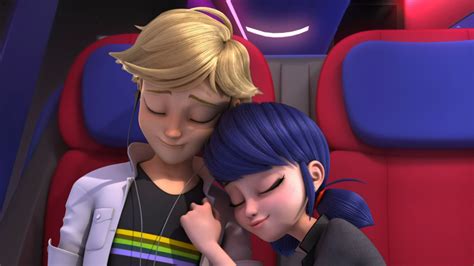 Marinette And Adrien Sleeping By Benderjam On Deviantart