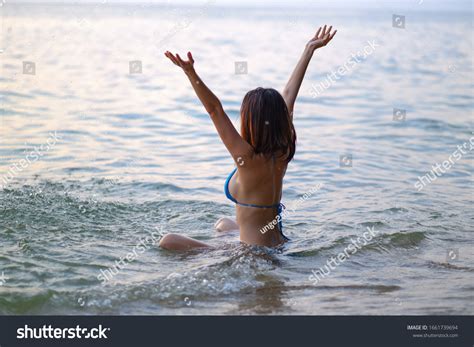 Portrait Sexy Asian Woman Wearing Bikini Shutterstock