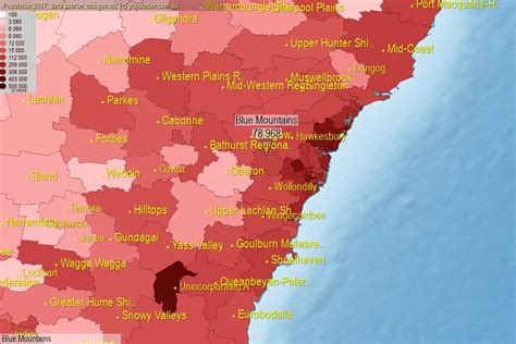 Blue Mountains City Nsw Population Lga