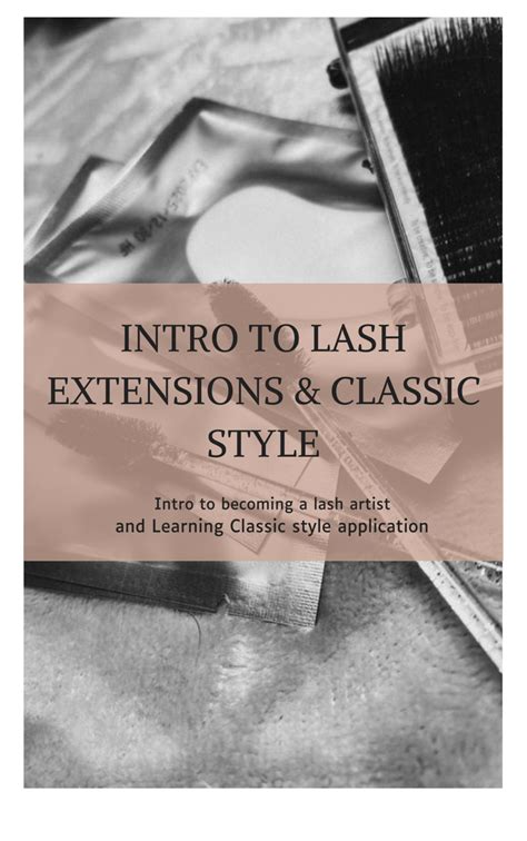 Intro To Becoming A Lash Artist And Classic Lash Application