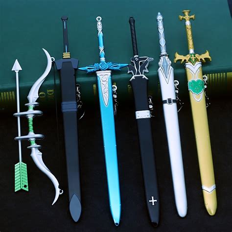 22cm Anime Sword Art Online Kirito Yuuki Asuna Dark Repulser Weapon