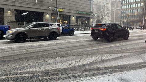 Messy winter storm brings slushy afternoon drive to Toronto, GTA