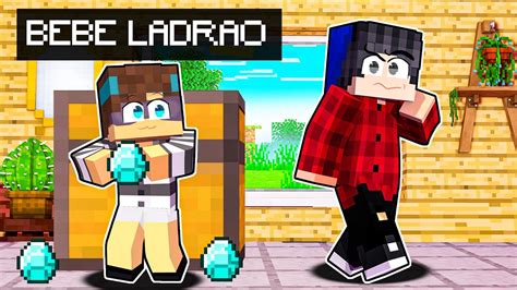 Virei Um Bebe Ladr O No Minecraft Youtube