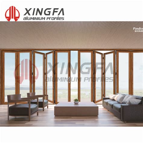 Xingfa Series Aluminum Aluminium Folding Bifold Door China Bifold