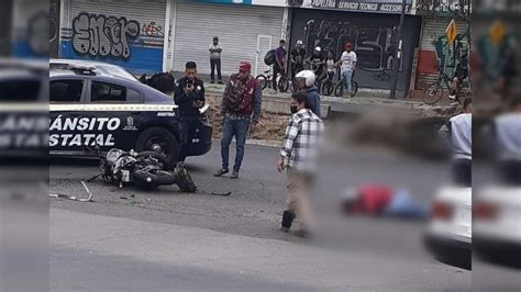 Muere motociclista al ser embestido por un vehículo en Morelia La