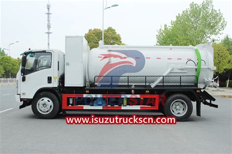 Hot Selling Isuzu Sewage Vacuum Pump Truck In China Powerstar Trucks