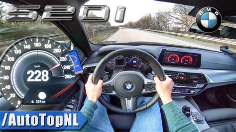 BMW 5 Series G30 520i AUTOBAHN POV TOP SPEED By AutoTopNL YouTube