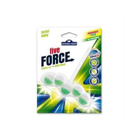 Kostka WC Five Force 50 G Chlor Las General Fresh Opinie Recenzje