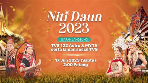 SIARAN LANGSUNG NITI DAUN 17 Jun 2023 YouTube