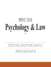 Lecture Slides 4 Pdf PSYC 3310 Psychology Law Text DETECTING