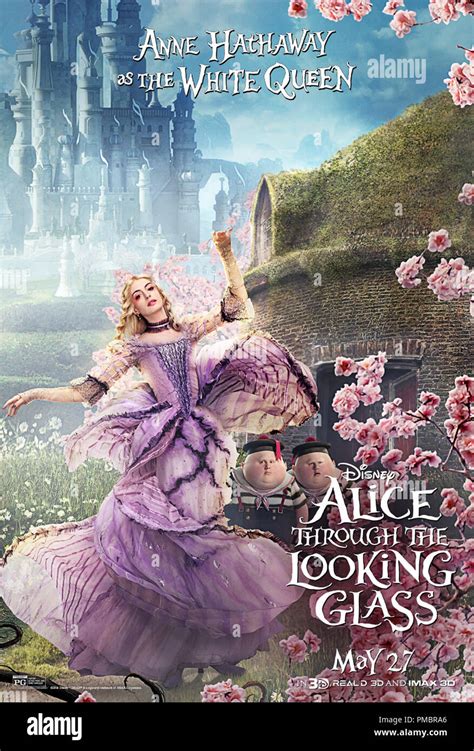 Alice Through The Looking Glass 2016 Poster Stock Photo Alamy