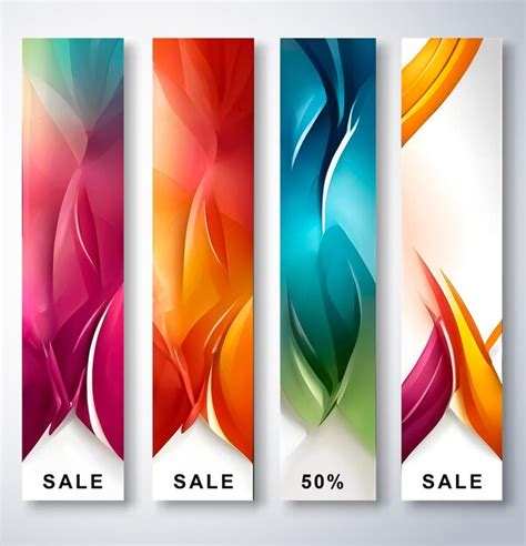 Plantilla De Banner De Colores Archivo Psd Premium