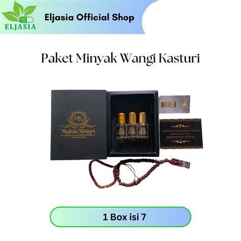 Jual Paket Parfum Mulkan Kasturi 6ml 12ml Minyak Wangi Original 1 Box