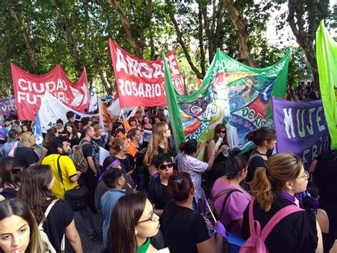 Rosario Comenz El Paro Feminista Y Movilizaci N Por Luc A P Rez