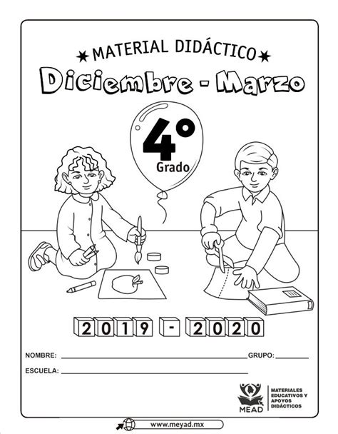 Material didáctico para el cuarto grado del segundo trimestre ciclo