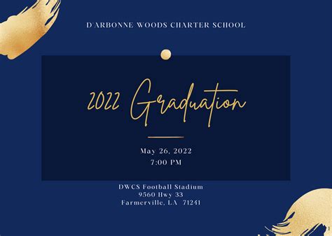 Ring Ceremony And Graduation Dates Darbonne Woods Charter School