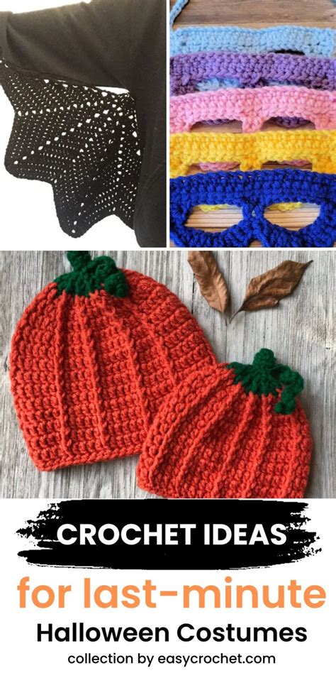 Last Minute Halloween Costumes To Crochet Easy Ideas Easy Crochet